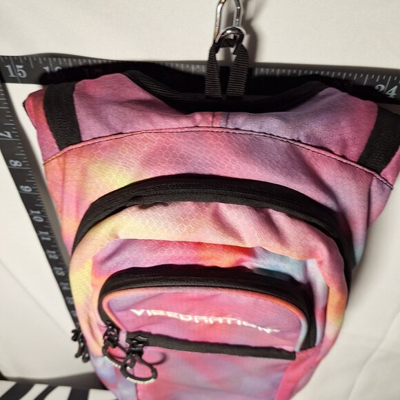 Vibedration Hydration Backpack w/o bladder Multicolor/Pink washed out color-Used main image 12